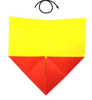 11th picture of top-corner heart origami bookmark