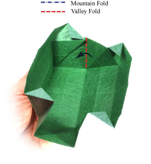 13th picture of closed rectangular origami paper box