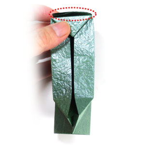 16th picture of closed rectangular origami paper box