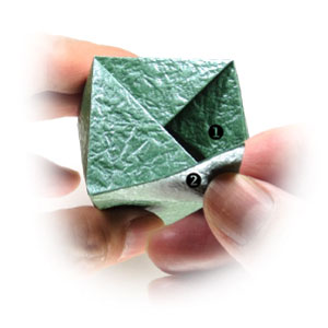 17th picture of closed rectangular origami box II