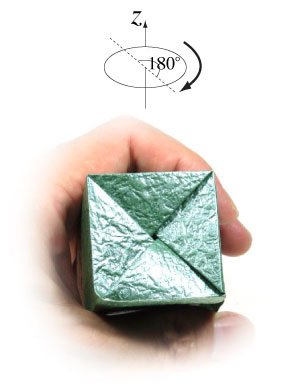 19th picture of closed rectangular origami box II