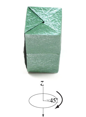 24th picture of closed rectangular origami box II