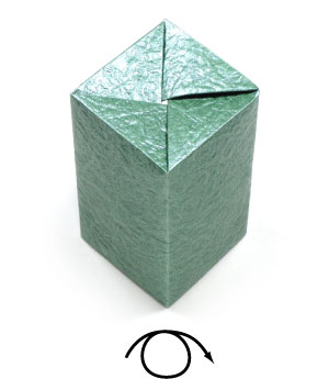 26th picture of closed rectangular origami box II