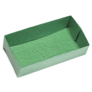 20th picture of flat rectangular origami paper box