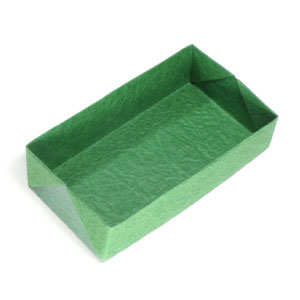 19th picture of flat rectangular origami paper box II