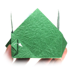 12th picture of closed flat square origami paper box
