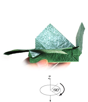 22th picture of closed flat square origami paper box