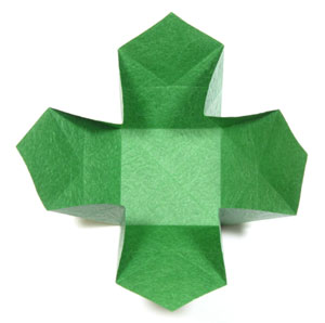 9th picture of closed square origami paper box