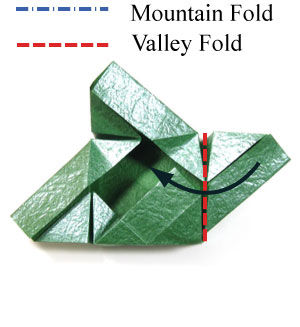 14th picture of closed square origami paper box