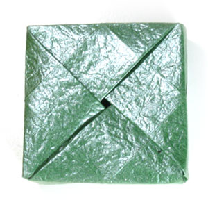 19th picture of closed square origami paper box