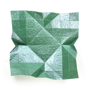 23th picture of closed square origami paper box II