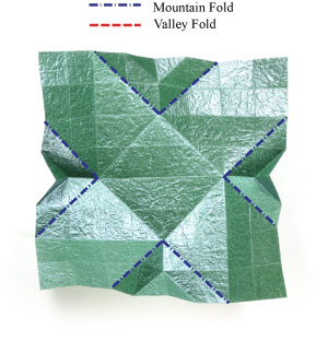 24th picture of closed square origami paper box II