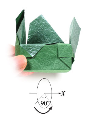 38th picture of closed square origami paper box II