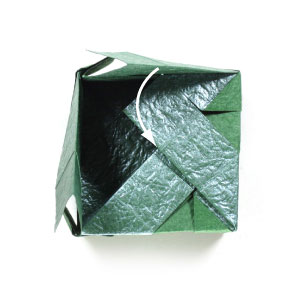 40th picture of closed square origami paper box II