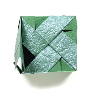 41th picture of closed square origami paper box II