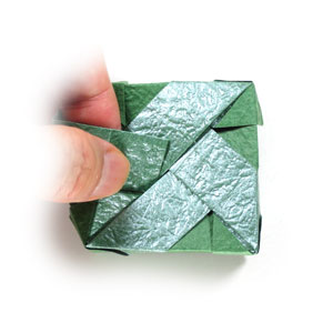 43th picture of closed square origami paper box II