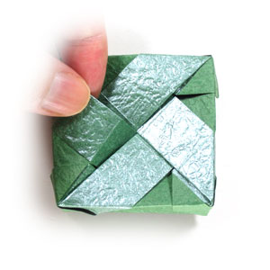 44th picture of closed square origami paper box II