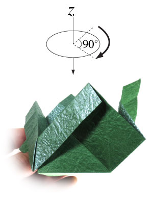 19th picture of closed square origami paper box III