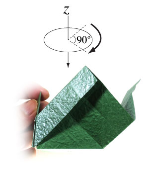 21th picture of closed square origami paper box III