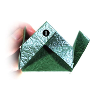25th picture of closed square origami paper box III
