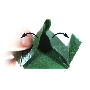 27th picture of closed square origami paper box III
