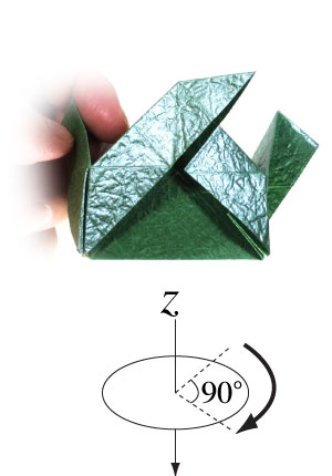 30th picture of closed square origami paper box III