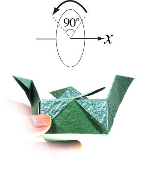 37th picture of closed square origami paper box III