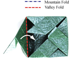 40th picture of closed square origami paper box III