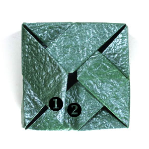 41th picture of closed square origami paper box III