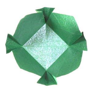 19th picture of closed square origami paper box IV