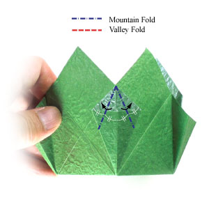 21th picture of closed square origami paper box IV