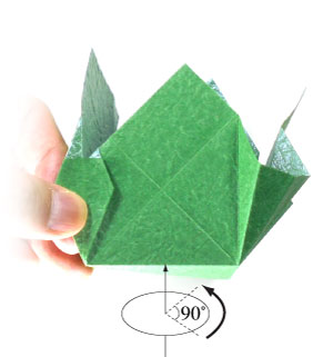 24th picture of closed square origami paper box IV