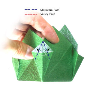 25th picture of closed square origami paper box IV