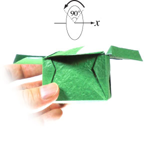 29th picture of closed square origami paper box IV