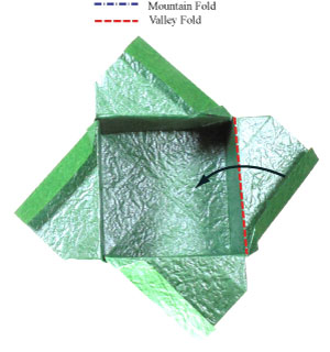 30th picture of closed square origami paper box IV