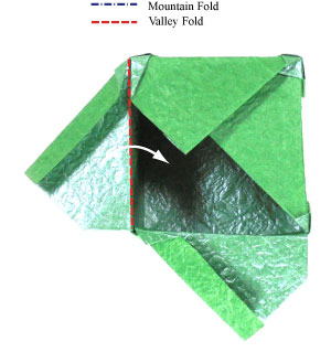 32th picture of closed square origami paper box IV