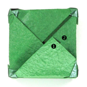 34th picture of closed square origami paper box IV