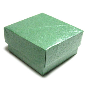 large square origami box cover