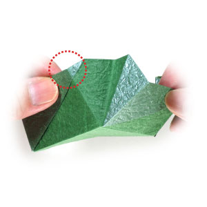 21th picture of medium square origami paper box