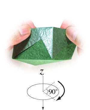 24th picture of medium square origami paper box