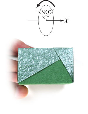 27th picture of medium square origami paper box