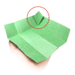 8th picture of flat open-square origami paper box