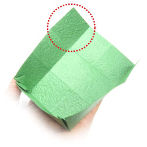 18th picture of flat open-square origami paper box