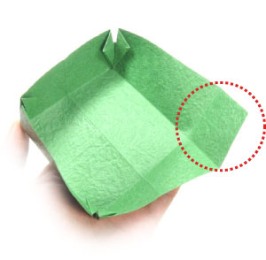 19th picture of flat open-square origami paper box