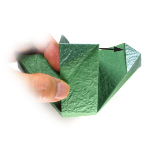 17th picture of tall square origami paper box