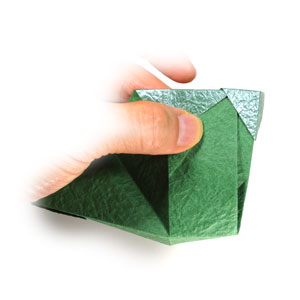 18th picture of tall square origami paper box