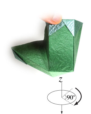 20th picture of tall square origami paper box