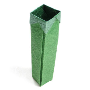 37th picture of tall square origami paper box II