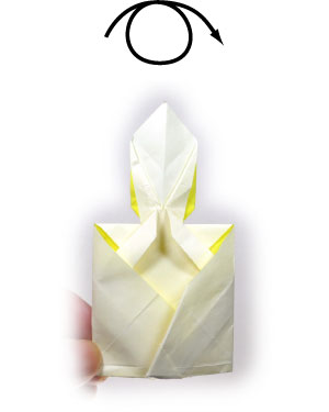 25th picture of 2D origami candle