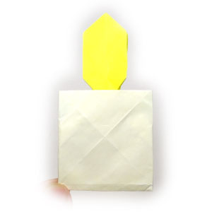 26th picture of 2D origami candle